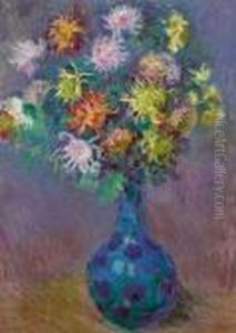 Vase De Chrysanthemes