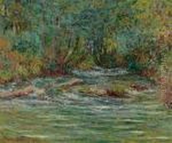 La Riviere De L'epte A Giverny, L'ete - view 1
