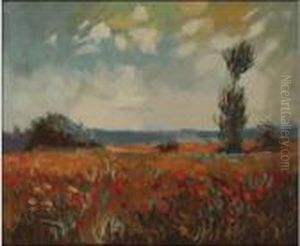 The Fields Of Poppies by Claude Oscar Monet