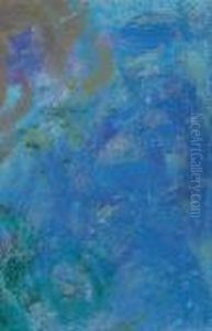 Les Nympheas Bleus by Claude Oscar Monet