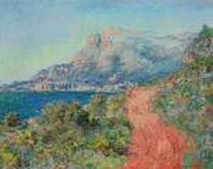La Route Rouge Pres De Menton