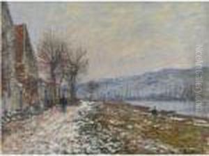 La Berge A Lavacourt, Neige
