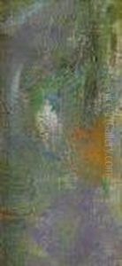 Les Nympheas (fragment) by Claude Oscar Monet
