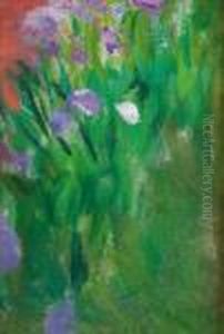 Les Nympheas (fragment) by Claude Oscar Monet