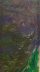 Les Nympheas (fragment) by Claude Oscar Monet