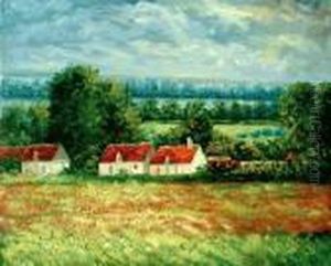 Field Of Poppies, Giverny by Claude Oscar Monet