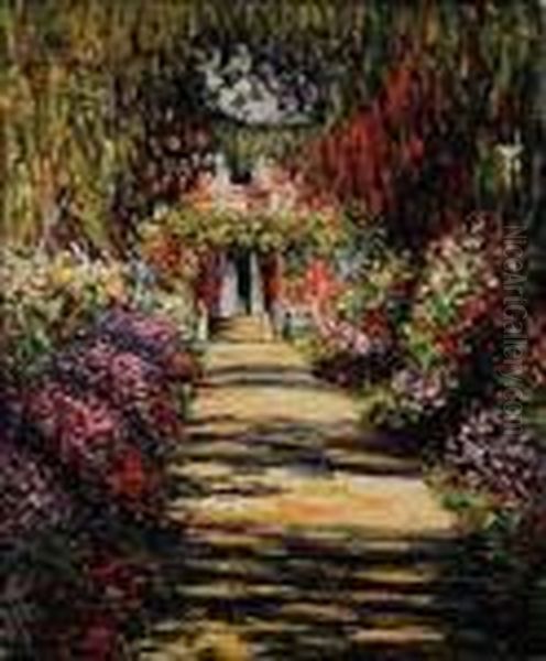 Garden Path At Giverny - view 1