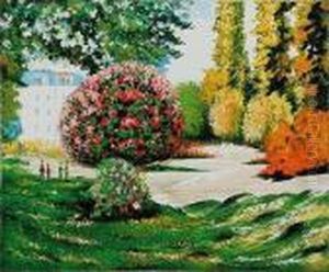 Il Parco Monceau by Claude Oscar Monet