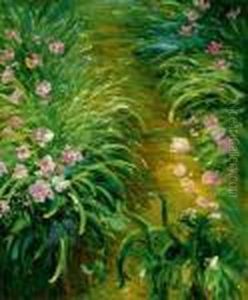 Irises by Claude Oscar Monet