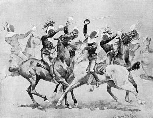 Sketches at the Circus of Troop 'A' by Frederic Remington
