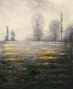 Meadow In Giverny by Claude Oscar Monet