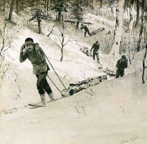 The White Forest by Frederic Remington