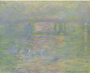 Charing Cross Bridge by Claude Oscar Monet