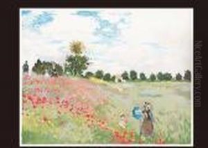 Corn Poppy Field by Claude Oscar Monet