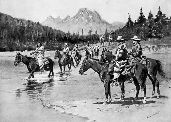 Recent Uprising among the Bannock Indians - view 1