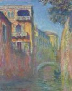 Le Rio De La Salute by Claude Oscar Monet