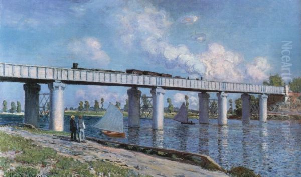 Le Pont Du Chemin De Fer A Argenteuil - view 1