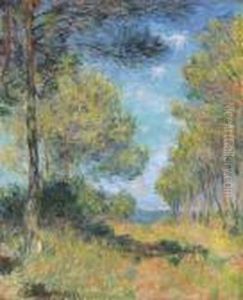 Allee De Sapins A Varengeville by Claude Oscar Monet