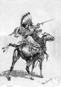 The Adventure of Old Sun's Wife by Frederic Remington