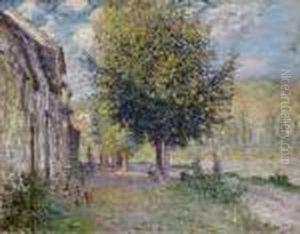 Berge De La Seine A Lavacourt by Claude Oscar Monet