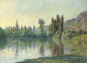 La Seine A Vetheuil by Claude Oscar Monet