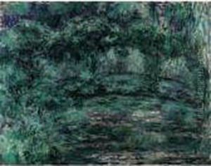 Le Pont Japonais by Claude Oscar Monet