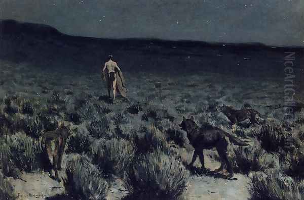 The Wolves Sniffed Along on the Trail, but Came No Closer - view 1