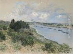 Bord De Seine A Port-villez by Claude Oscar Monet