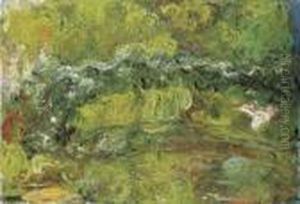 Le Pont Japonais by Claude Oscar Monet