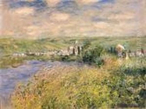 Vetheuil, Vu De L'ile Saint-martin