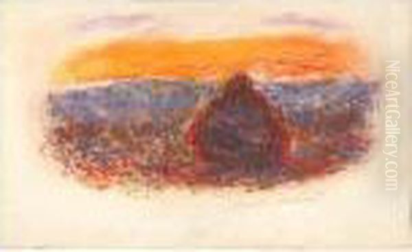 Meule, Soleil Couchant - view 1