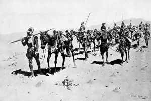 Coronado's March-Colorado by Frederic Remington