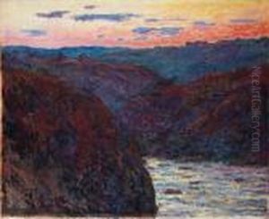 La Creuse, Soleil Couchant by Claude Oscar Monet