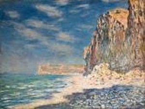 Falaise Pres De Fecamp by Claude Oscar Monet