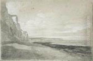Etude De Pourville by Claude Oscar Monet