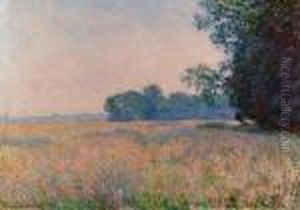 Champ D'avoine by Claude Oscar Monet