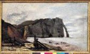 Etretat, Porte Et Falaise D'aval