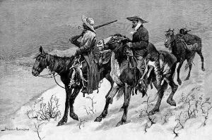 Thanksgiving Dinner for the Ranch by Frederic Remington