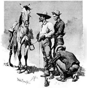 Third Cavalry Troopers by Frederic Remington