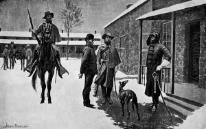 Bringing in a Deserter by Frederic Remington