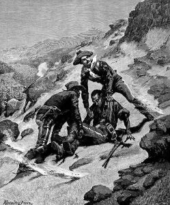 Soldiering in the Southwest-The Rescue of Corporal Scott by Frederic Remington