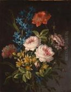 A Spray Of Flowers by Jean-Baptiste Monnoyer