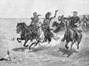 Arrest of a Blackfeet Murderer by Frederic Remington