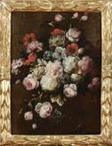 Grande Mazzo Di Fiori In Vaso by Jean-Baptiste Monnoyer