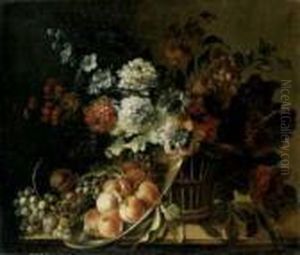Blumen- Und Fruchtestilleben.