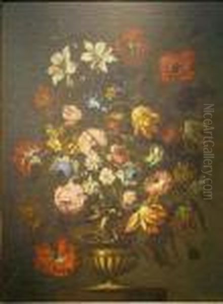 Floral Still Lifes: Pair - view 1