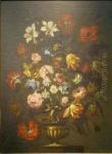 Floral Still Lifes: Pair by Jean-Baptiste Monnoyer
