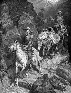 In a Cañon of the Coeur d' Alene by Frederic Remington