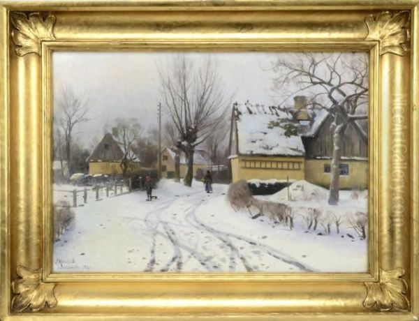 Landsby, Vinter - view 1