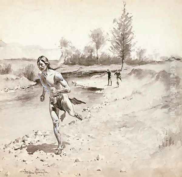 The Man Continued His Limber Flight - view 1